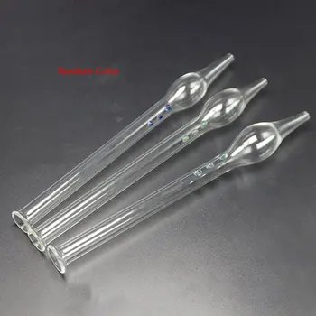 

20cm Glass Smoking Pipe Colorful Long Point Pipe Mini Tobacco Pipe Tube Best Gift for Father & Husband