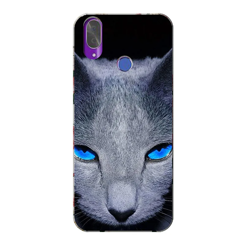 M18 Чехол для Cubot X19 X 19 5,9" чехол с принтом цветок Роза волк милый узорчатый мягкий силиконовый Кот Сова животное телефон Fundas чехлы - Цвет: M18