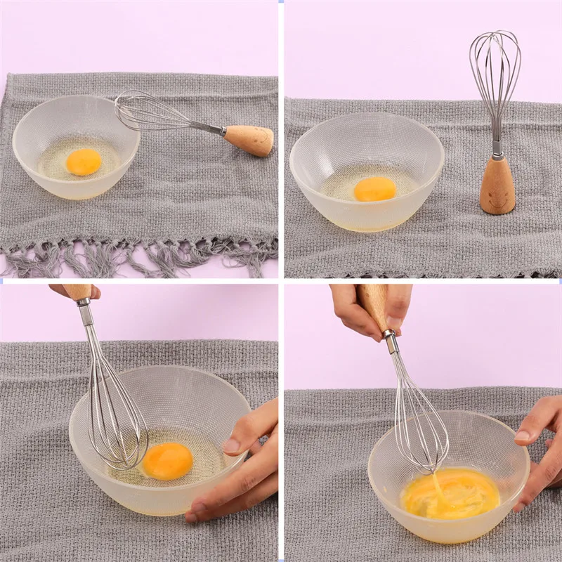 SEAAN Home Use Mesh Kitchen Tools Baking Tools Stainless Steel Manual Egg Beater Creamy Egg Liquid Silicone Handle Stirrer Mixer SEAAN Home Use Mesh Kitchen Tools Baking Tools Stainless Steel Manual Egg Beater Creamy Egg Liquid Silicone Handle Stirrer Mixer