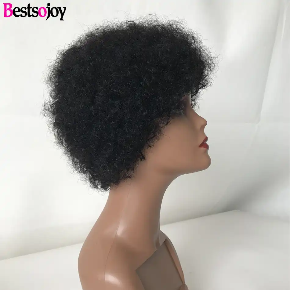 Bestsojoy Korotkie Pariki Iz Chelovecheskih Volos Remy Chelovecheskie Volosy Kudryavye Pariki Dlya Zhenshin 100 Chelovecheskie Volosy Mashinka Dlya Strizhki Volos Parik Bez Zapaha Aliekspress
