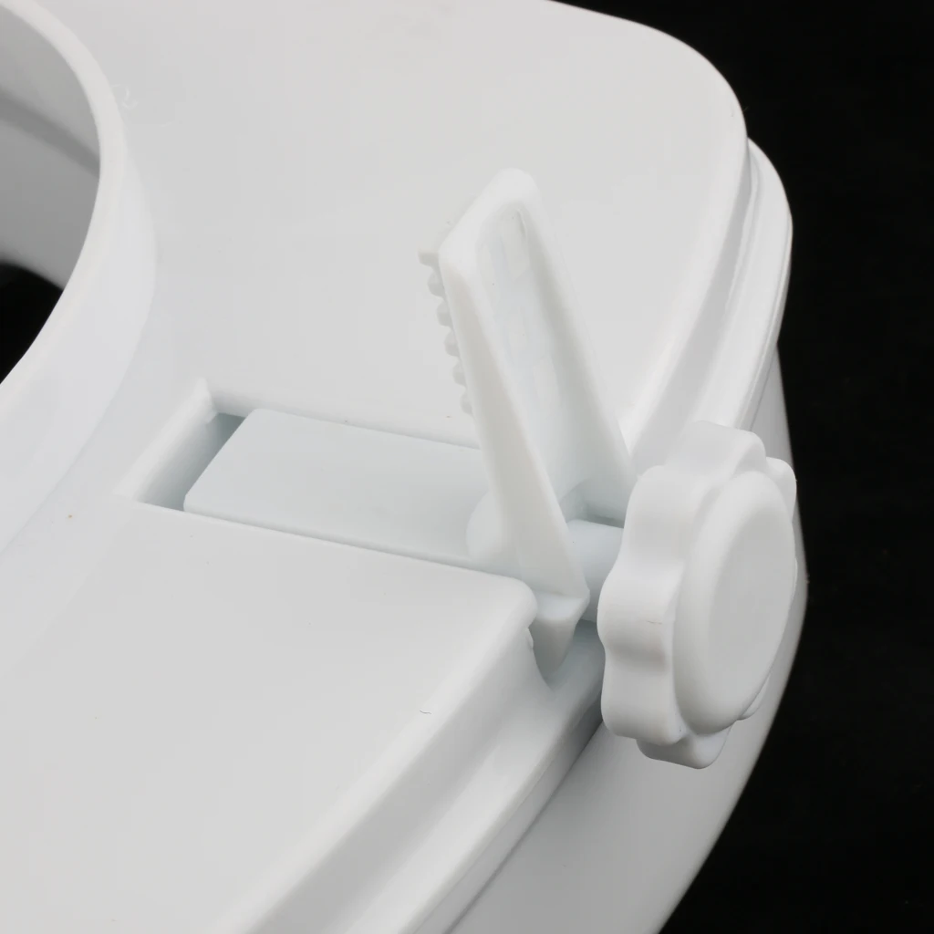 1 Piece Pregnant Women Patient Elderly Handicapped Toilet Seat Riser 2 Inch Raised Elevated Lifter Extender Easy Installation