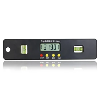 

4*90° Digital Spirit Level Box Angle Finder Gauge Protractor With Magnetic Base Light Weight 3V Digital Spirit Level Ferramenta