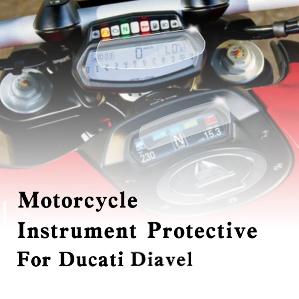 

For Ducati Diavel 2011-2017 Motorcycle Accessories Speedometer Scratch Cluster Screen Protection Film Protector