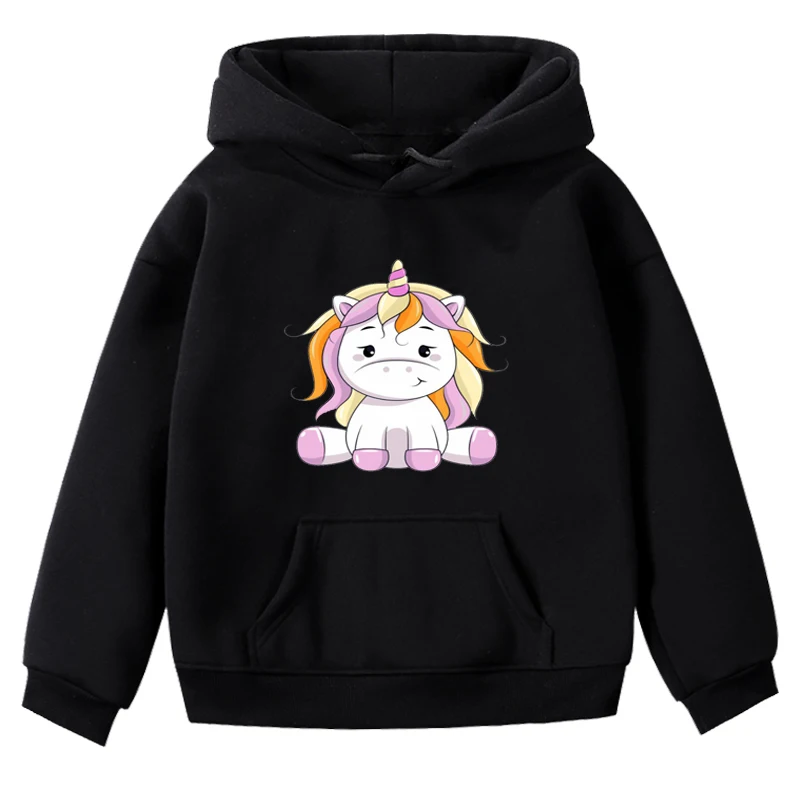 2019 Winter Hoodies New Pokemon Print Girls Boys Hooded Coat Outwear Kids Clothing Toddler Baby Sweatshirts Long Sleeve Tops