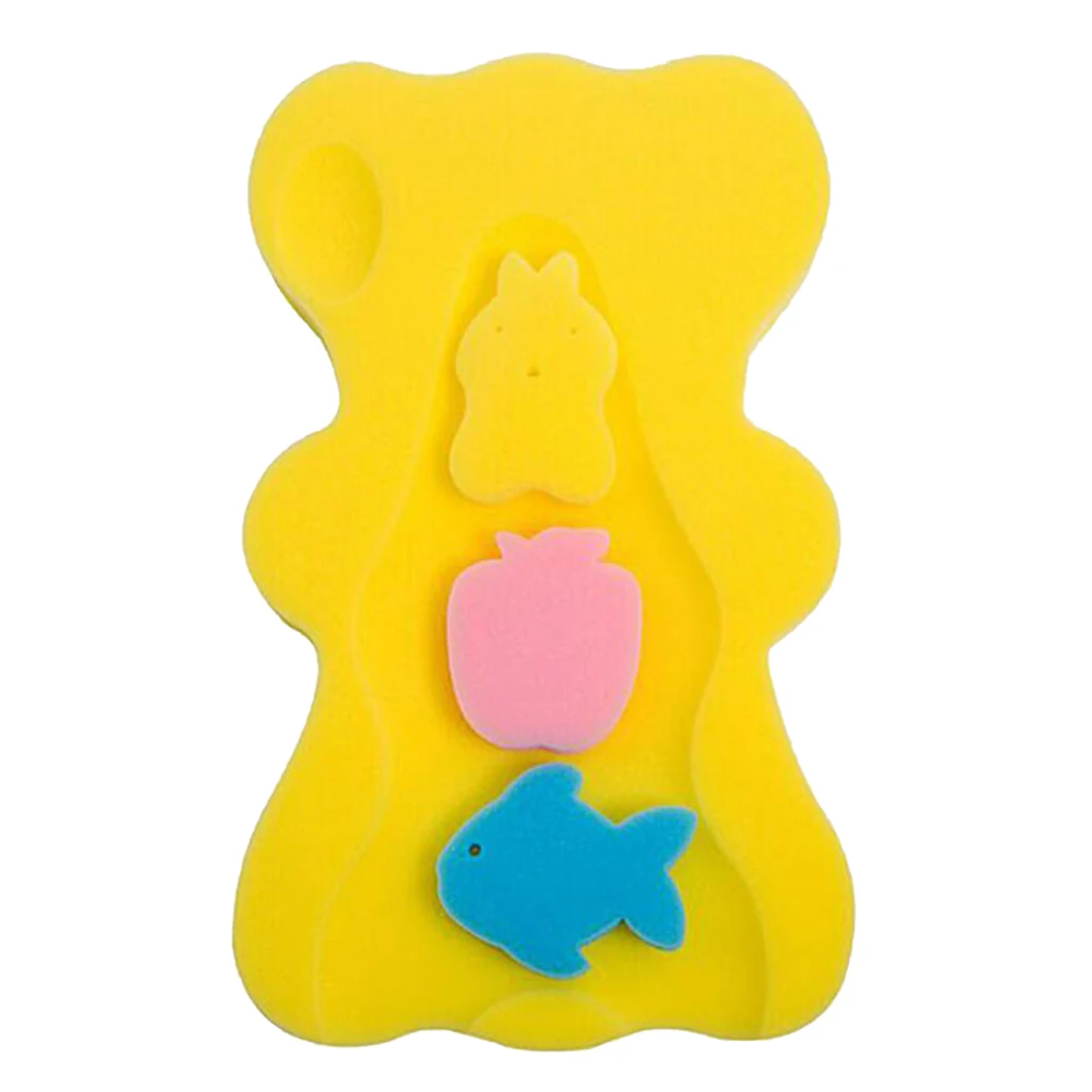 Baby Care Shower Body Support Safety Foam Pad Soft Sponge Cute Home Seat Newborn Non-slip Bathroom Cushion