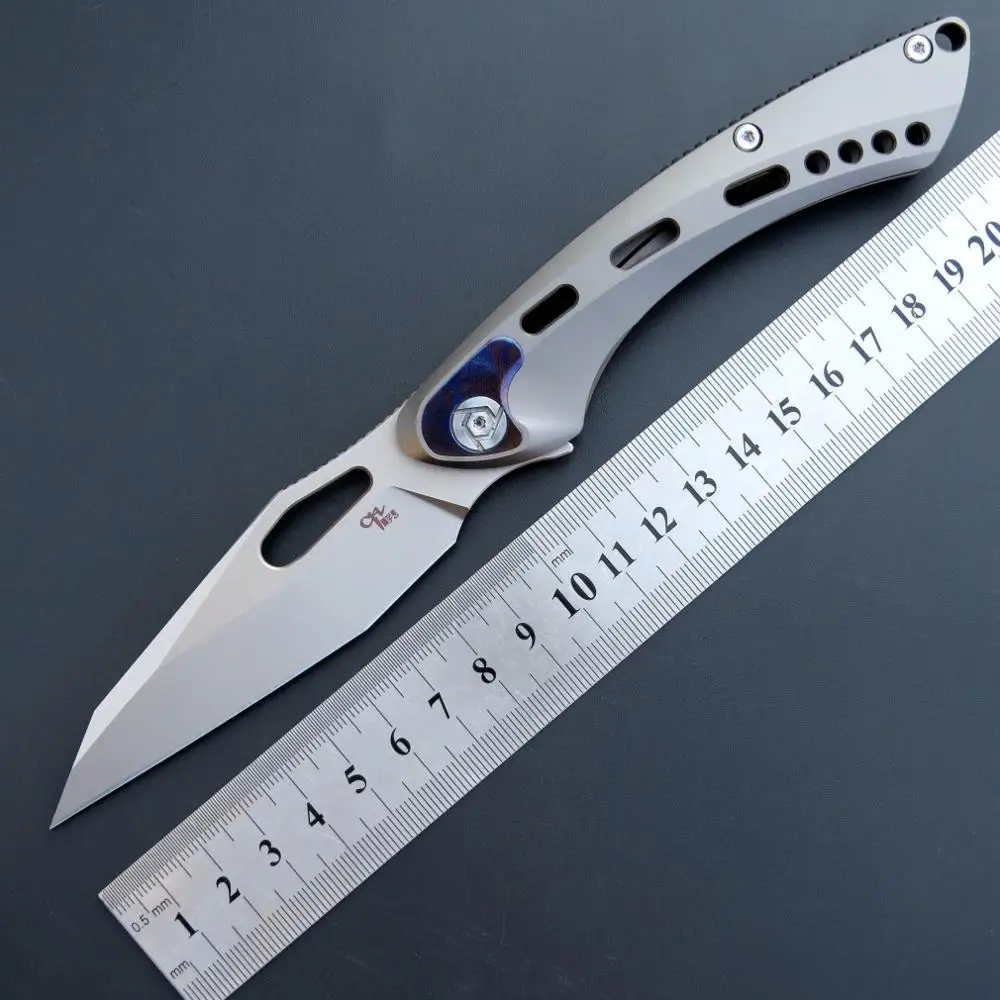 

Eafengrow CH MARSHAL Folding Jackknife S35VN Blade Titanium Alloy Handle Survival Pocket Tactical Camping Hunting EDC tool