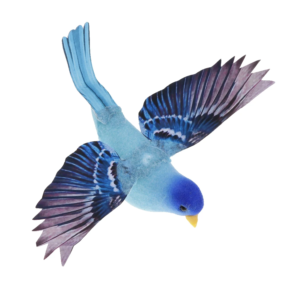 

Artificial Foam Feather Simulation Bird DIY Party Crafts with Clip