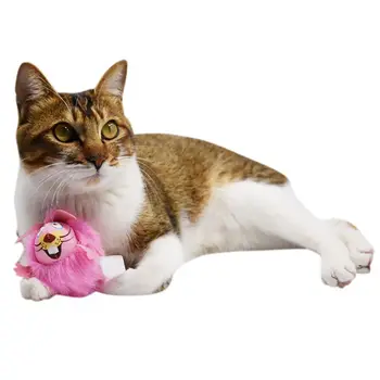 

Cute Fat Dog Plush Toy Fat Canvas Colorful Mouse With mint Catnip Funny Mouse Toy Pet Product#
