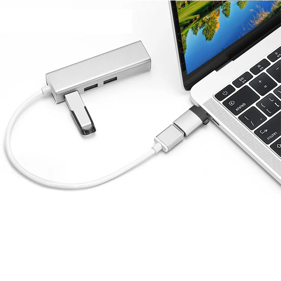 Usb type C к USB 3,0 OTG адаптер мужчин и женщин usb type-C конвертер для Xiaomi 4C для LeTV для huawei для htc Oneplus для LG