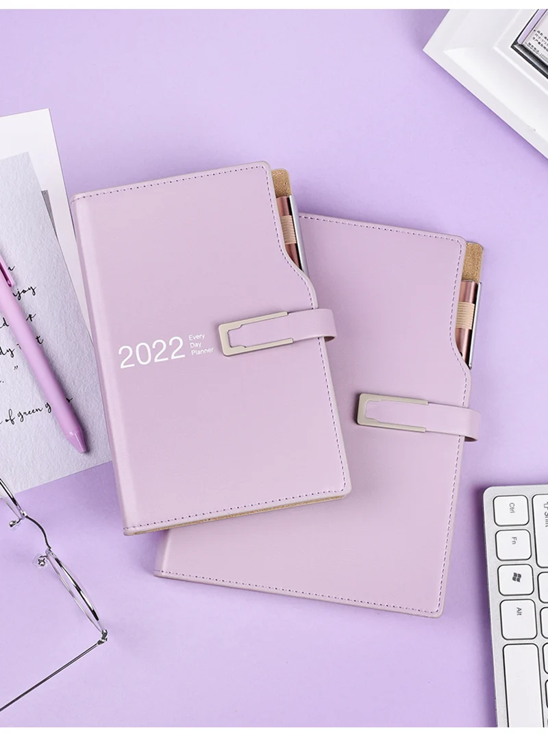 Bloco de Notas Planejador Papelaria Organizador Caderno Estudante Diário Semanal Escola Sketchbook a5 a6 2022 15 A5 a6 2022 bloco de notas planejador