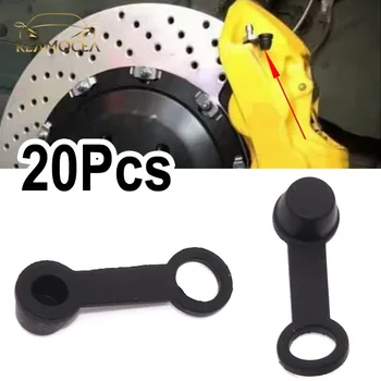 

Reamocea 20Pcs Universal Rubber Brake Bleeder Valve Cover Screw Caps Rubber Dust Cover Car Dust-proof Grease Zerk Fitting Caps