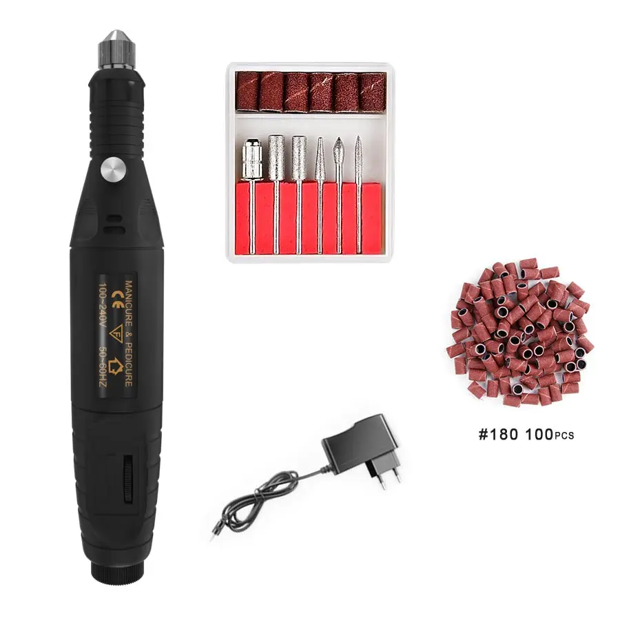 Selling Kit 4 OLOEY маникюрный станок электрические сверла для ногтей набор фрезы для прибор для маникюра, педикюра для удаления керамического резака - Цвет: Selling Kit 4