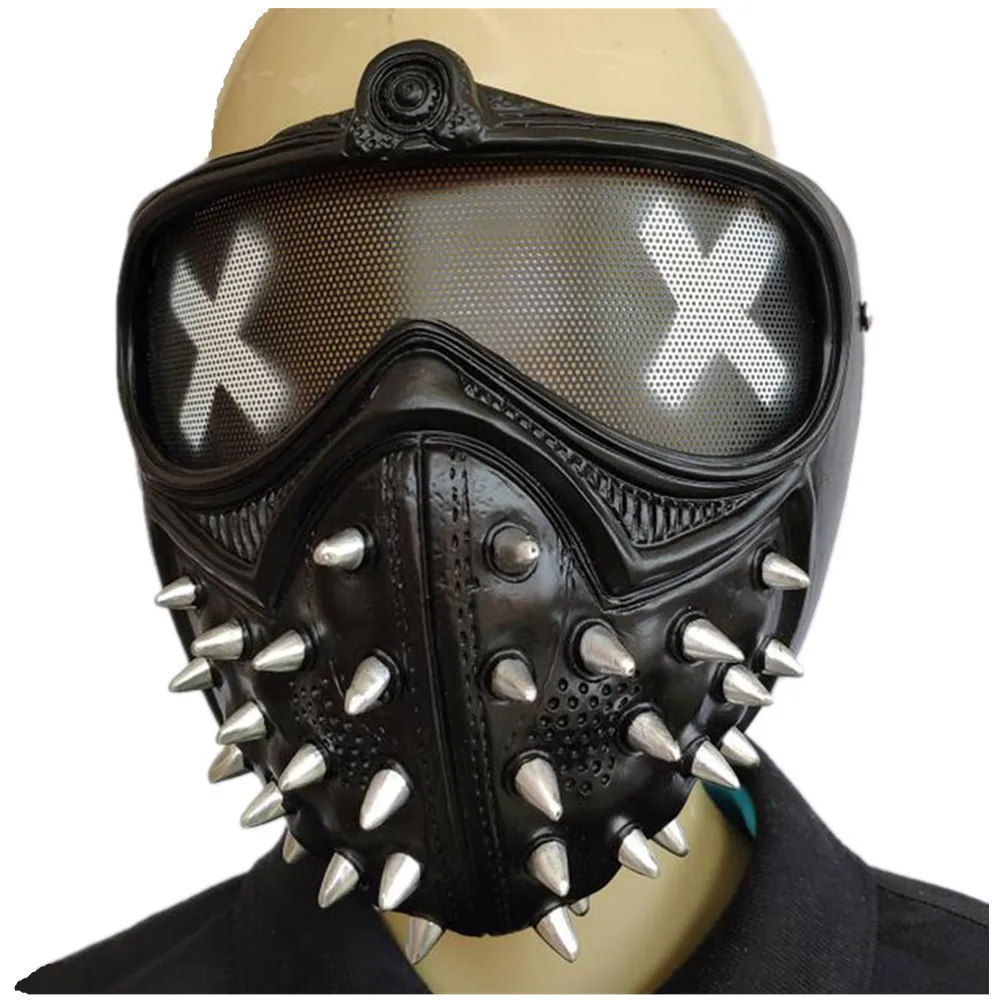 

Cosplay New Game Doorkeeper Mask Half Face Mask Halloween Party Props