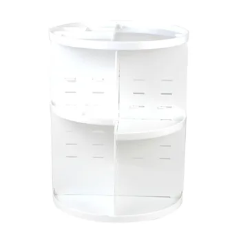 

360 Super Storage Adjustable Cosmetic Case Makeup Organizer Brush Holder for Women Girl FPing