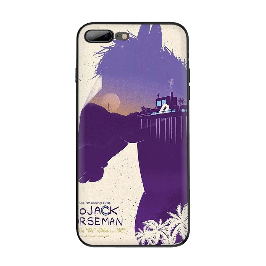 Мобильный телефон чехол для iPhone 6 6s 7 8 Plus iPhone 11 Pro X XR XS Max 5 5S SE чехол мультфильм Конь БоДжек - Цвет: B11