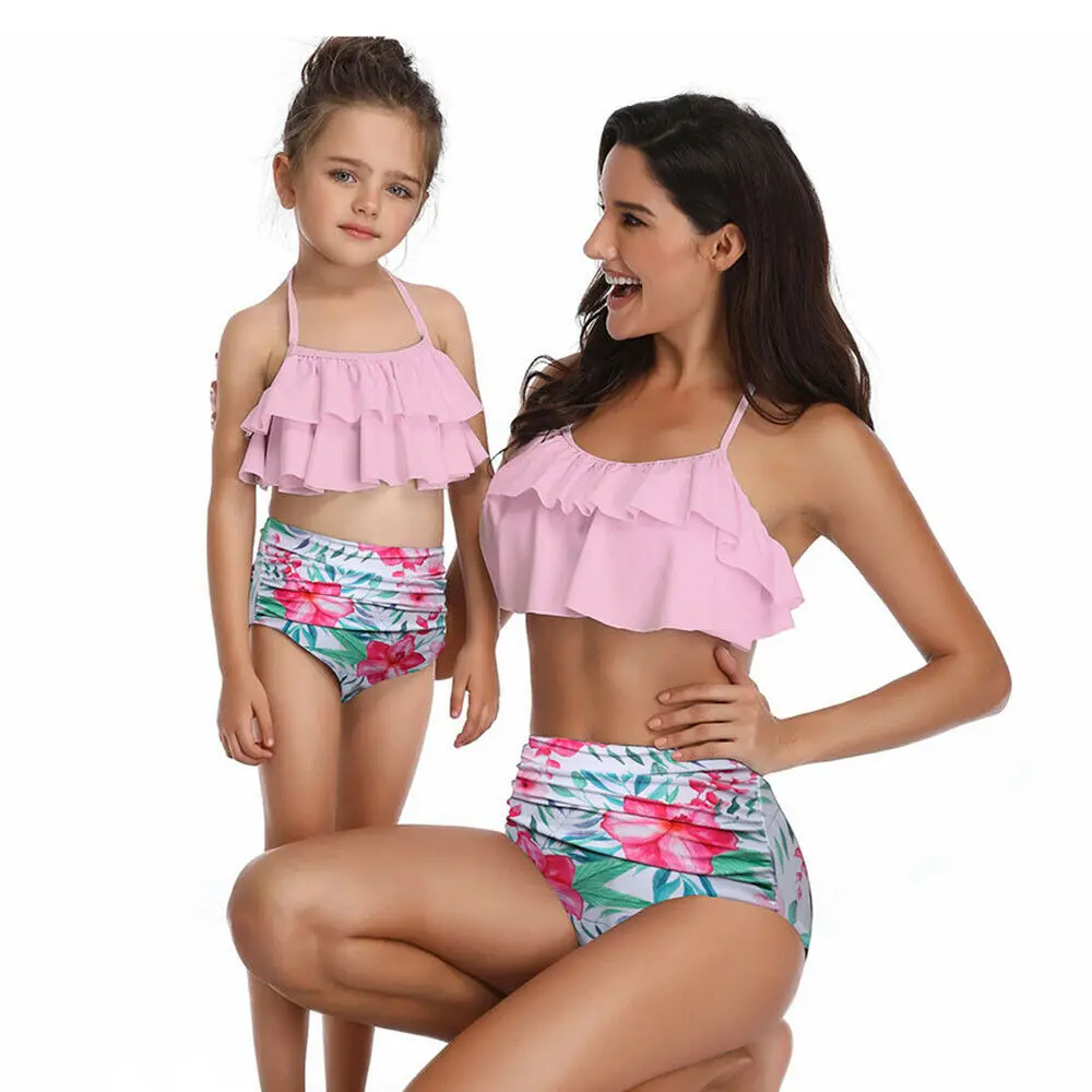matching mommy daughter swimwear