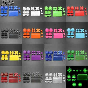 

JCD 17 Colors Solid Thumbsticks R2 L2 R1 L1 Trigger Buttons Mod Kit for Playstation 4 PS4 JDM-001 011 Controller Accessories