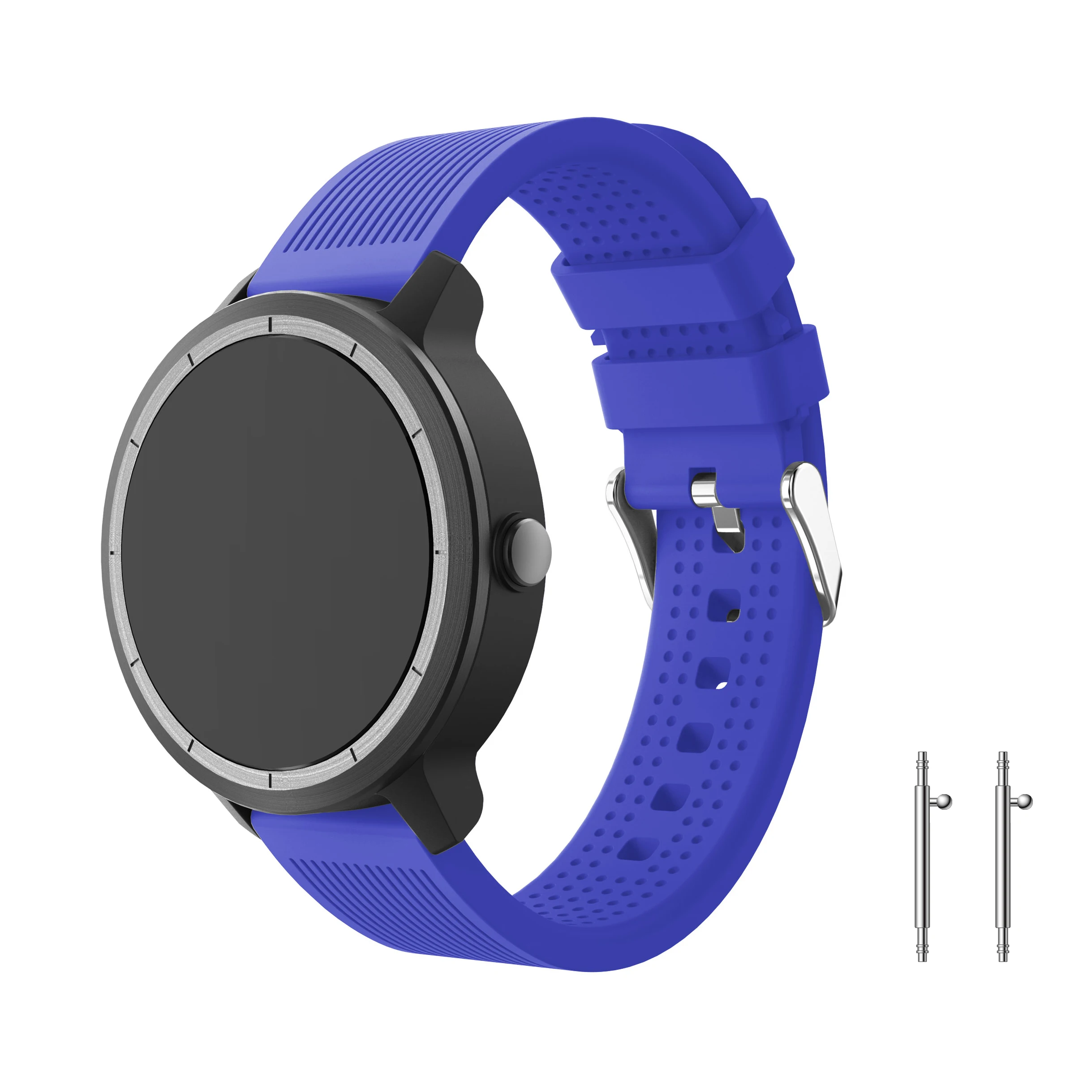 Yayuu полосатый силиконовый универсальный ремешок Quick Release Band для Garmin Vivoactive 3/HR/Forerunner 645/huawei Watche 2/Ticwatch E