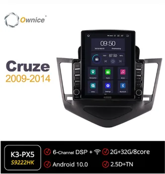 

Android 10.0 Ownice Autoradio 2 Din forChevrolet Cruze 2009 - 2014 Car Radio Auto GPS Navigation Multimedia DSP 360 Panorama