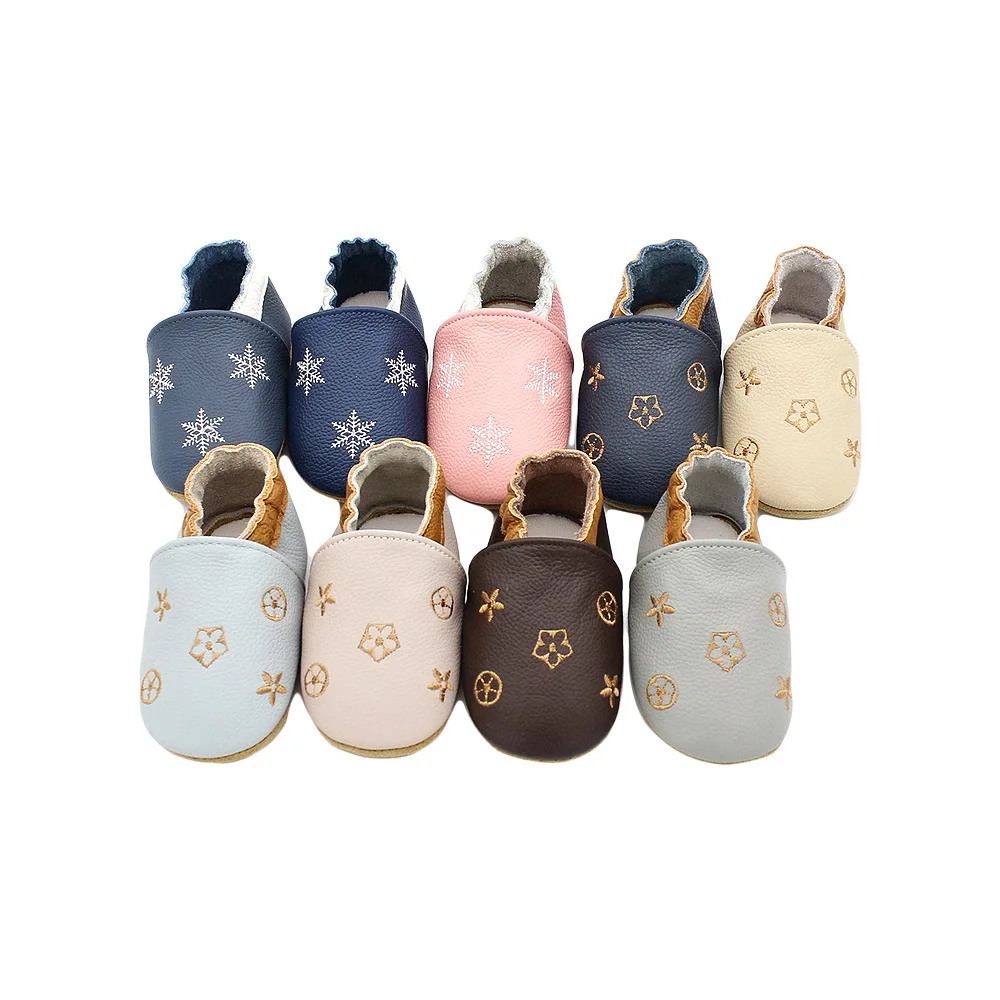 Baby Leather Sneakers For First Steps Toddler Girl Boy Newborn Infant