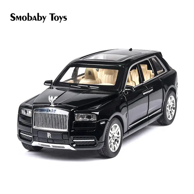 РЕАЛЬНЫЙ 1: 24 SUV сплав модель автомобиля Высокое качество Rolls-Royce игрушечный автомобиль модель 6 дверной звуковой светильник Коллекция модель детских игрушек
