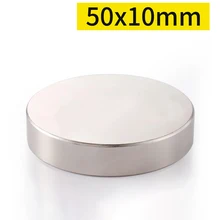 1pcs 50mm x 10mm Round Neodymium Magnets Magnet Disc Earth Magnet Strong Craft Magnets N35