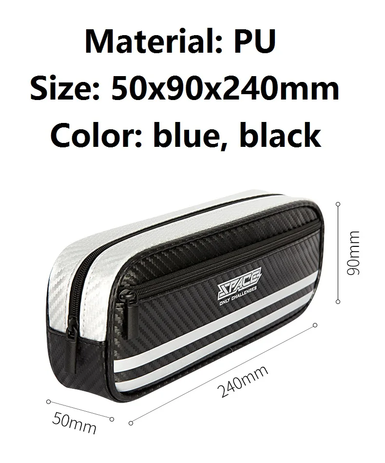 Спортивные Стиль PU пенал для ручек специально для мальчиков Карандаш Чехол Сумка-кенгуру на двойной молнии для карандашей сумка высокого для хранения школьных канцелярских 66872