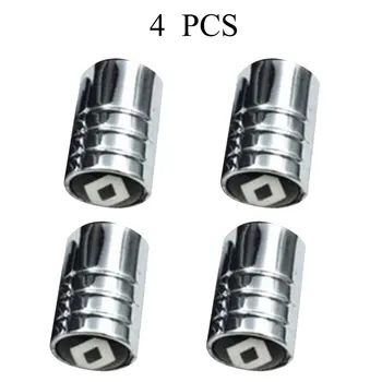 

4PCS/SET Lovely Cute Design Car Wheel Tire Valve Tyre Caps Durable Metal Car-Styling Air Valve Cap Suitable for Renault