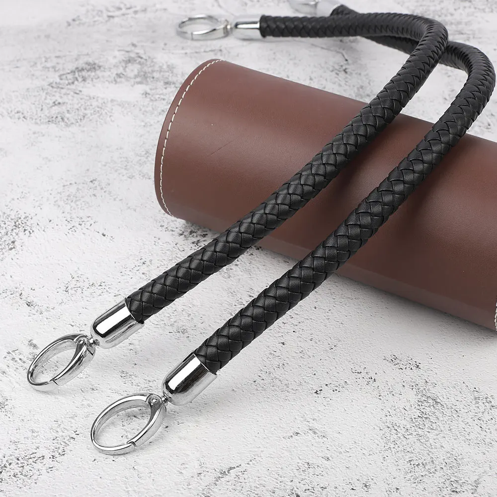 Amazon.com: KALLORY 2pcs Braided Purse Handle Replacement Handbag Handles  Women Bag Handles Leather Handbag Straps Hand Bags Leather Shoulder Bag  Strap Replacement Purse Handle Bag Chain Miss Hardware