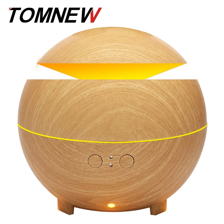 

Spherical Aroma Diffuser 600ml Ultrasonic Colorful Fragrance Lamp Water Droplet Humidifier Wood Grain Domestic Aroma Diffuser