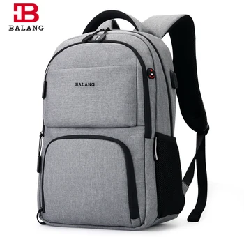 

BALANG New Men's Backpacks Unisex Multipurpose Fashion Women Backpack School Bag for 15.6 Laptop Notebook Waterproof Luggage Bag