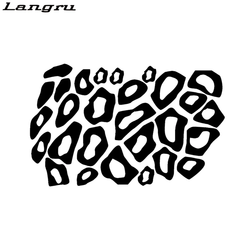 

Langru 16CM*10CM Minimalist Leopard Cheetah Animal Print Graphical For Car Sticker Vinyl Decal Accessories Jdm