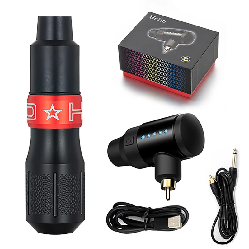 XNET набор для тату портативный беспроводной блок питания комбинация батарей