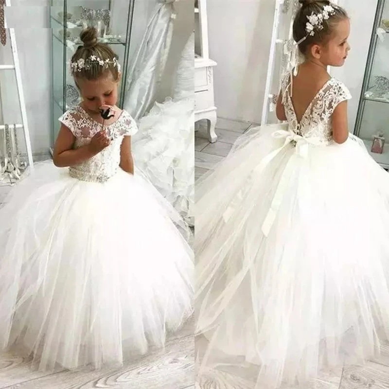 New Luxury Flower Girl Dresses for Wedding Party First Pageant Communion  Dresses vestidos primera comunion Cute Girl Dresses|Flower Girl Dresses| -  AliExpress