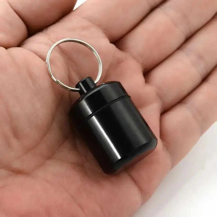 Алюминиевый сплав мини Gallipot Водонепроницаемая Медицинская бутылка-органайзер кольцо для ключей на открытом воздухе капсула EDC таблетка контейнер для лекарств pillcase