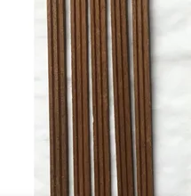 

6pcs 450x15x3mm Solid Wood Model Decorative Skirting Line Sapele Waist Special-shaped Wood Line