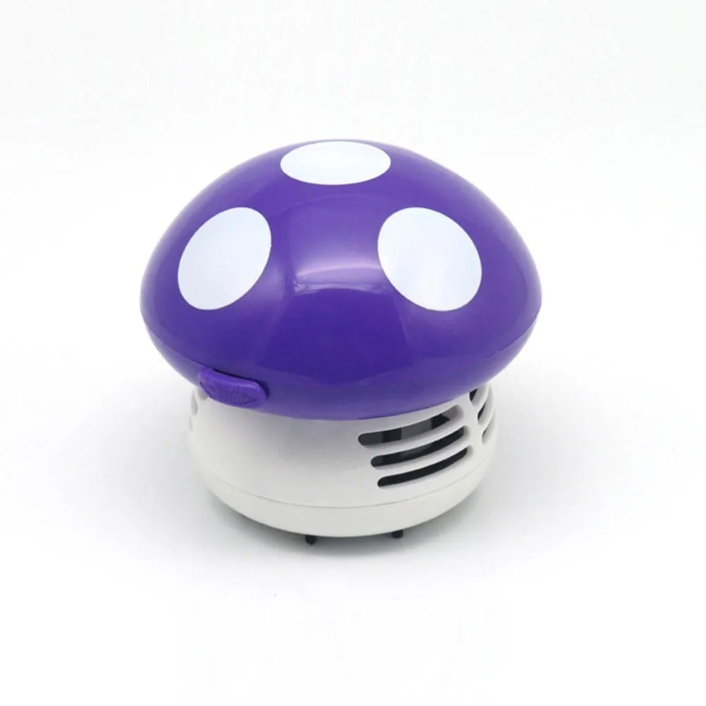 Mini Table Dust vacuum Cleaner Mushroom Shaped Portable Corner Desk vacuum Cleaner Mini Cute vacuum Cleaner Dust Sweeper