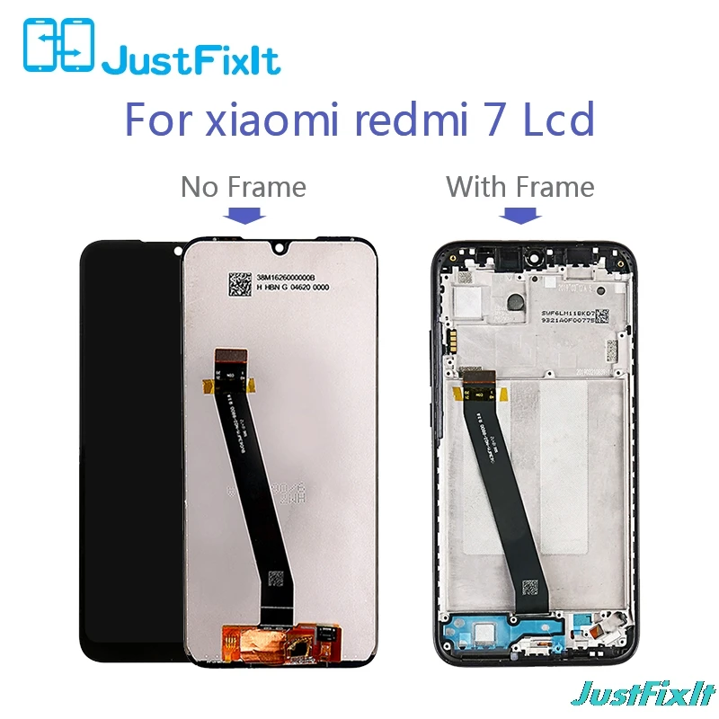 Для Xiaomi Redmi 7 ЖК-дисплей с рамкой, сенсорный экран, дигитайзер, ЖК-дисплей для Xiaomi Redmi 7, запасные части для сборки