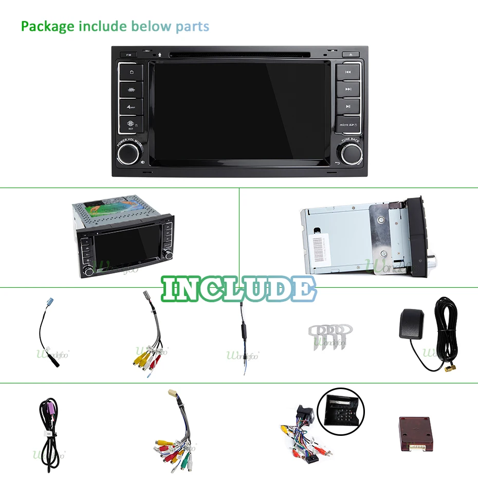 Cheap IPS DSP 8 Core 4G 64G 2 din Android 9.0 Car Multimedia dvd player GPS autoradio For VW/Volkswagen/Touareg/Multivan/T5 car Radio 5