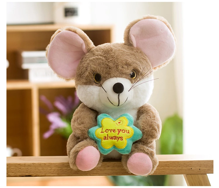 25 см Kawaii моделирование плюшевая игрушечная мышь мини плюшевые куклы платье Мышь мягкие игрушки для детей детский спальный костюм с принтом «Супермен» Мышь смешной Рождественский подарок