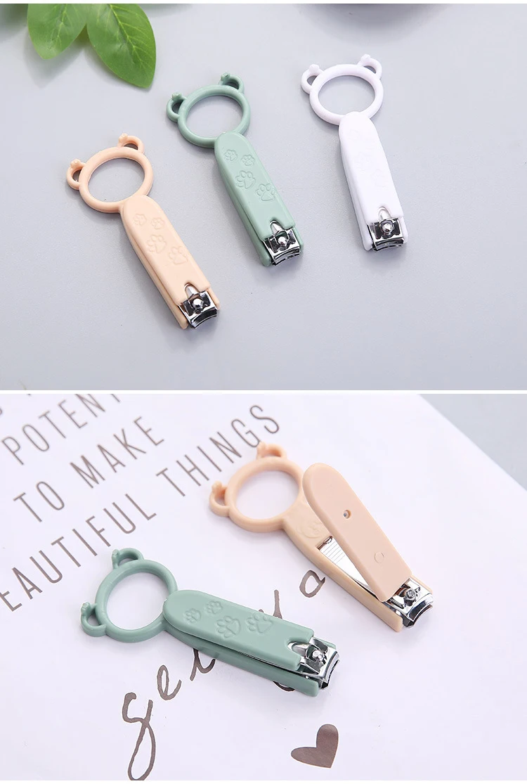 Quality Creative New Multifunctional Cute Nail Clipper Portable Nail Scissors Stable Cellphone Base Phone Holder(random Color - Цвет: 5pcs