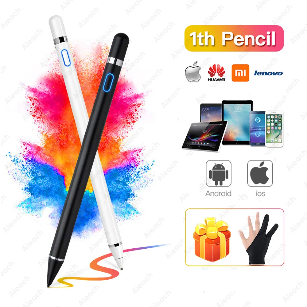Для Apple Pencil 2 1 iPad Pen Touch для Pro 10 5 11 12 9 стилуса 2017 2018 2019 5th 6th 7th Mini 4 Air 3|Стилусы