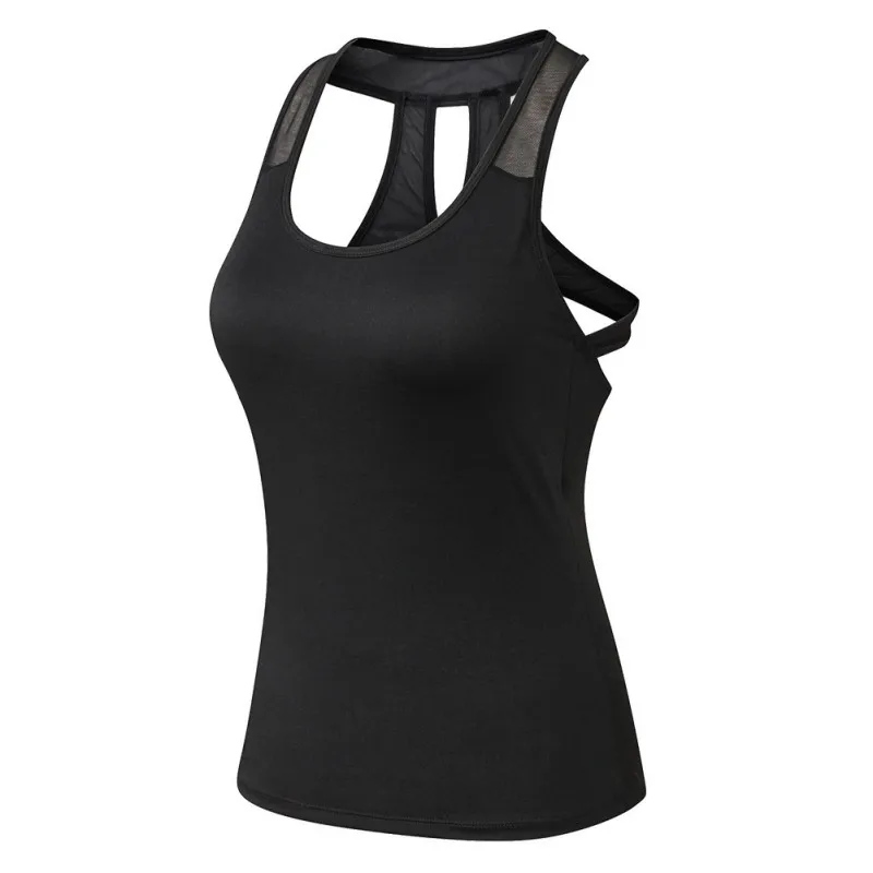 

Women Summer Sexy Round Collar Solid Color Running Stretch Gymnastics Bodybuilding Yoga Slim Casual Vest