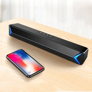

S13 TV Sound Bar AUX USB Wired and Wireless Bluetooth Home Theater FM Radio Surround SoundBar for PC TV Speaker for Computer