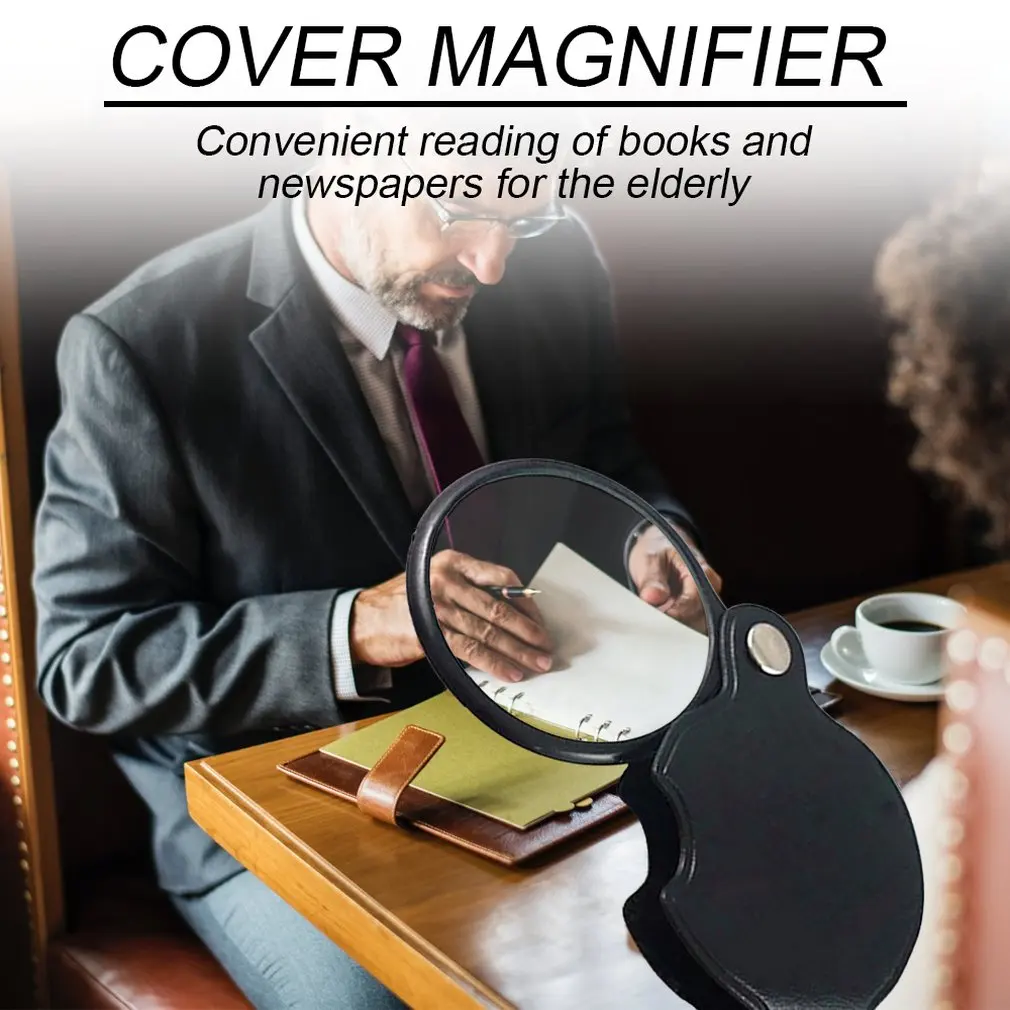 Lightweight 5X Foldable Design Binoculars Magnifier Glasses LED Magnifying Glass for Jewelry Tool Repair Dropshipping