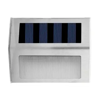

Stainless Steel 6LED Solar Stair Light Outdoor Garden Pathway Street Lamp