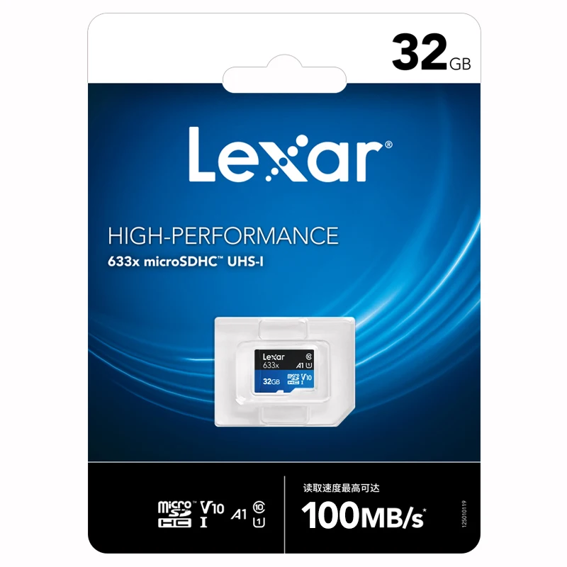 microsdxc switch Lexar 633x Micro SD Card 32GB 64GB 128GB 256GB 512GB 100MB/S Memory card SD/TF Flash Card Class 10 A1 V30 U3 microSD for Phone 256gb memory card