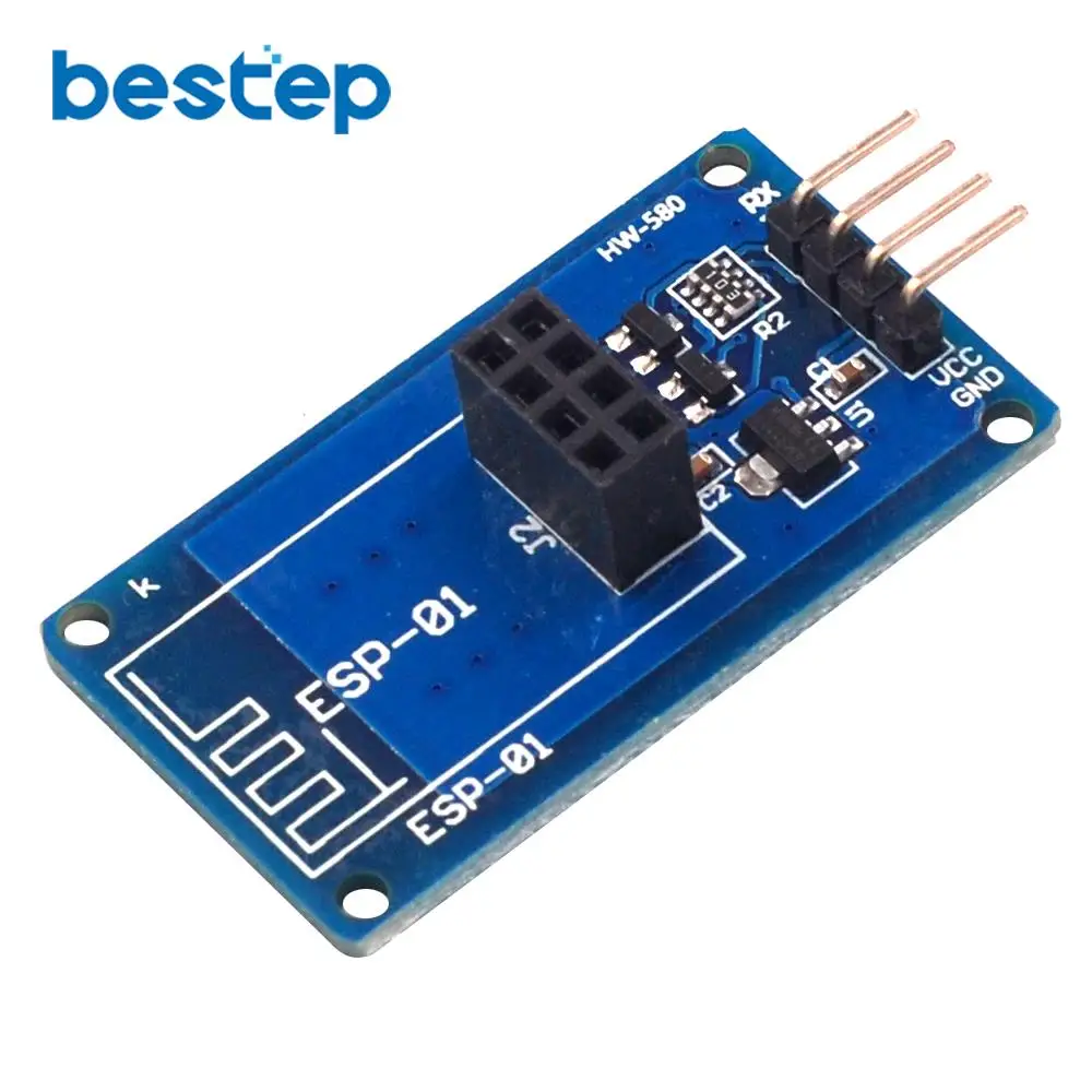 Модуль беспроводного адаптера ESP8266 Φ ESP01 3 В 5 совместимая последовательная плата