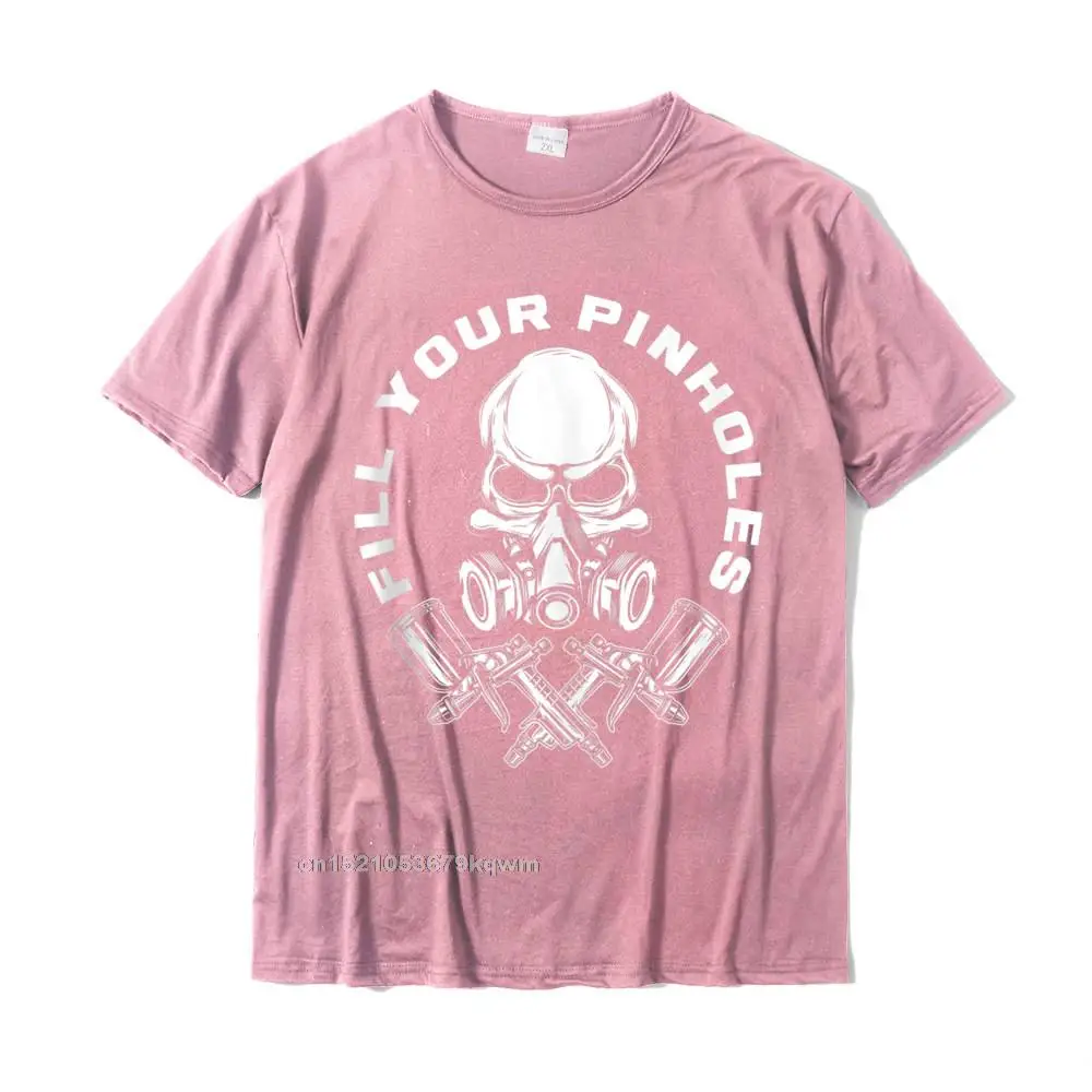 2021 Newest Europe Printing T Shirts Round Collar Cotton Fabric Men Tops & Tees Short Sleeve Summer/Fall Printing T-Shirt Fill Your Pinholes Skull Funny Automotive Car Painter Tank Top__3133 pink