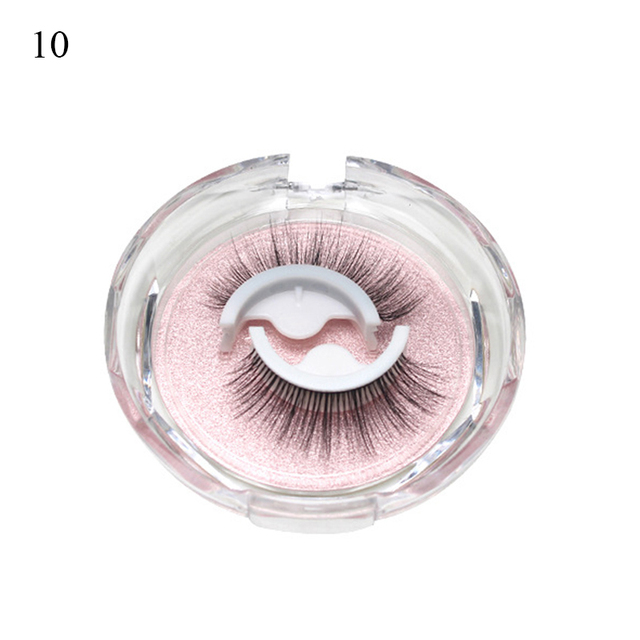 Reusable Self-adhesive False Eyelashes 3D Mink Lashes Glue-free Eyelash Extension 3 Seconds to Wear No Glue Needed Lashes